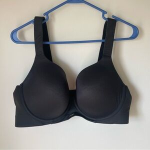 Cacique Black Lightly Lined Balconette Bra